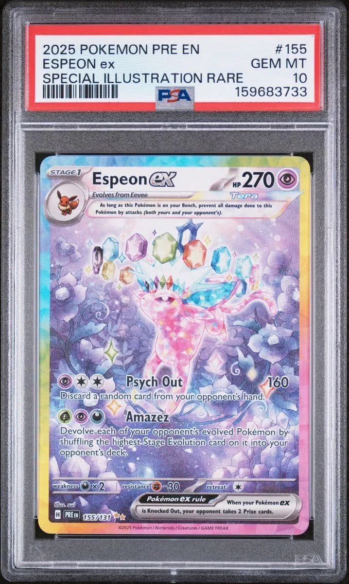 Espeon EX, PSA 10
