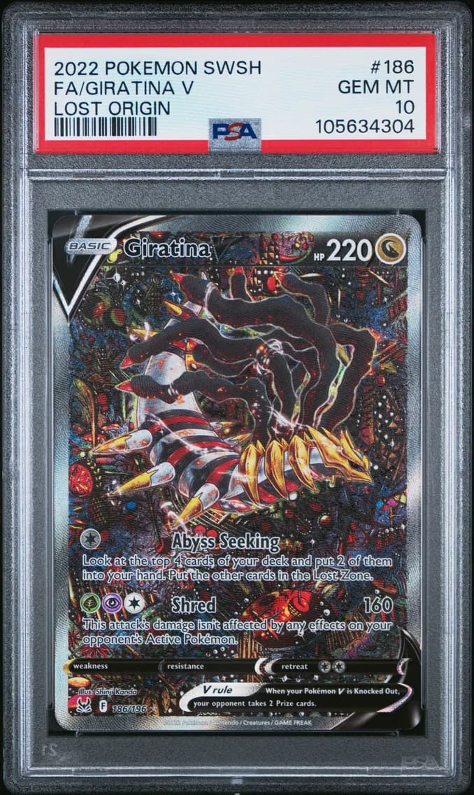 Full Art/Giratina V, PSA 10