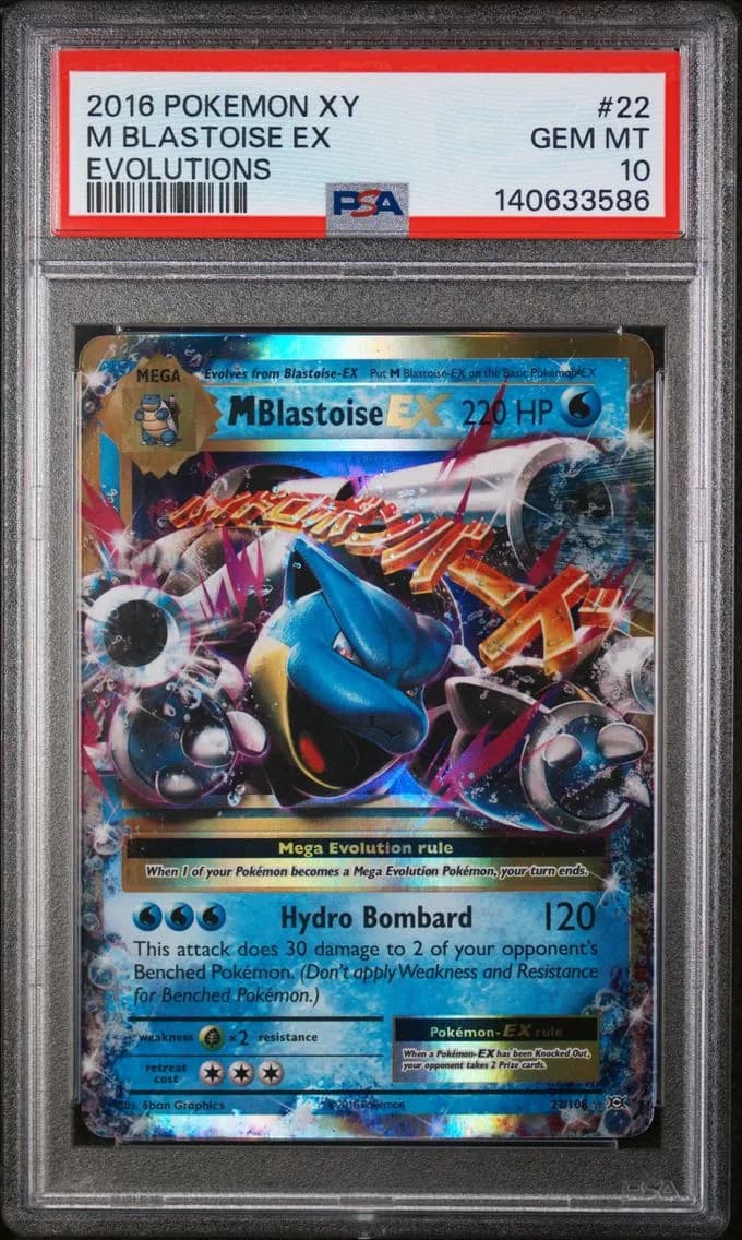 M Blastoise EX, PSA 10