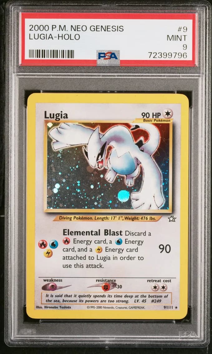 Lugia-Holo, PSA 9