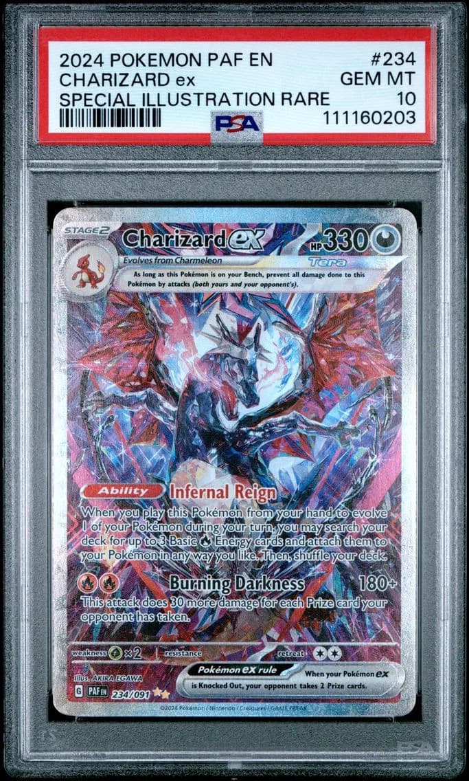 Charizard ex, PSA 10