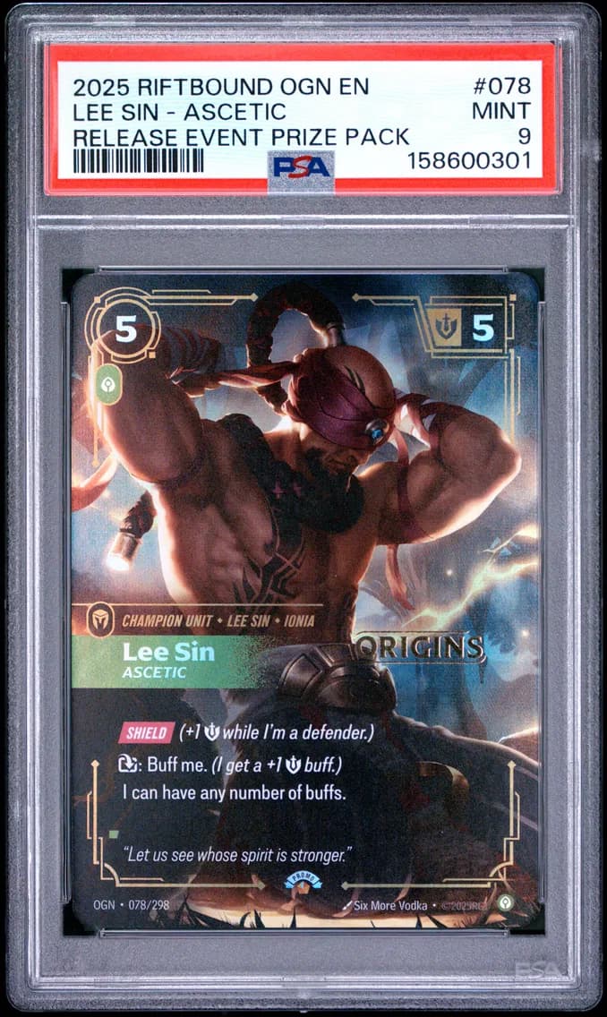 Lee Sin - Ascetic, PSA 9