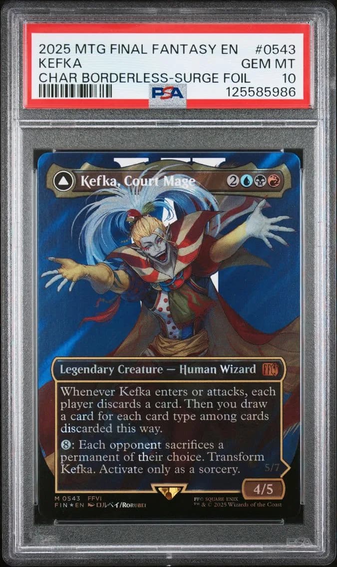 Kefka, Court Mage/Kefka, Ruler of Ruin, PSA 10