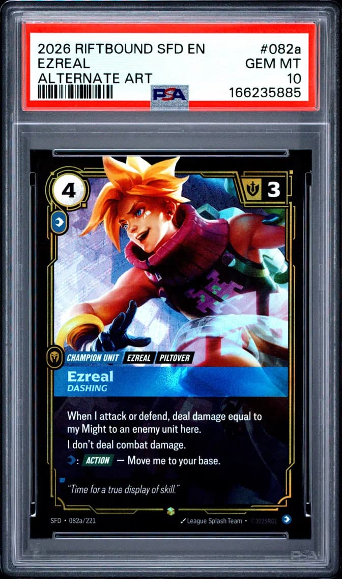 Ezreal - Dashing, PSA 10