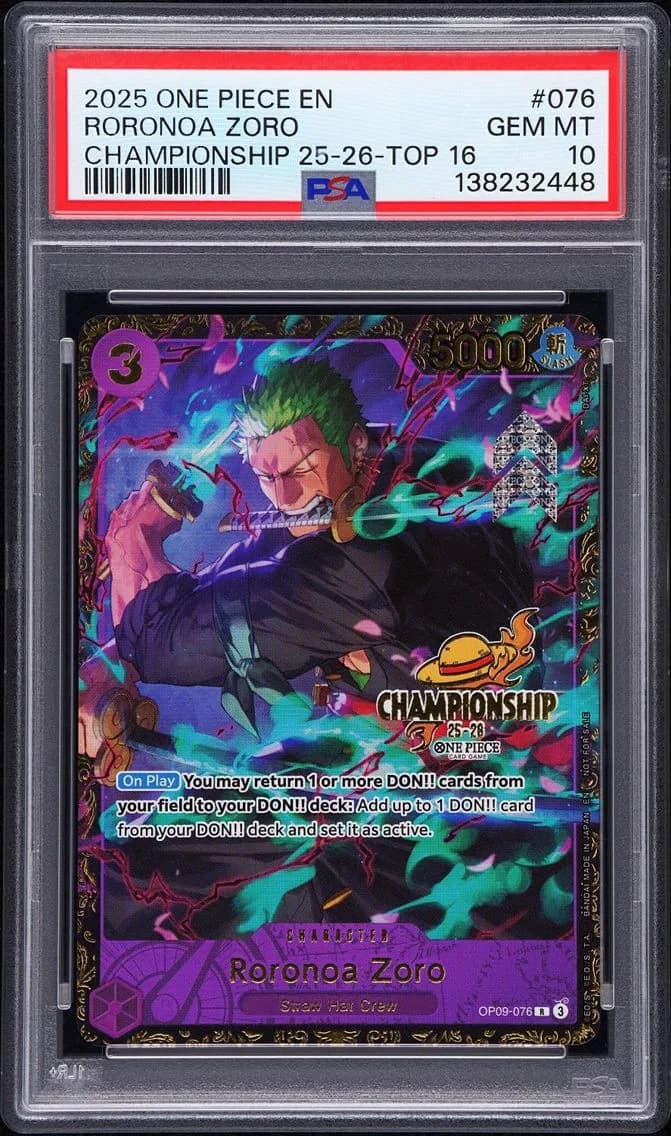 Roronoa Zoro, PSA 10