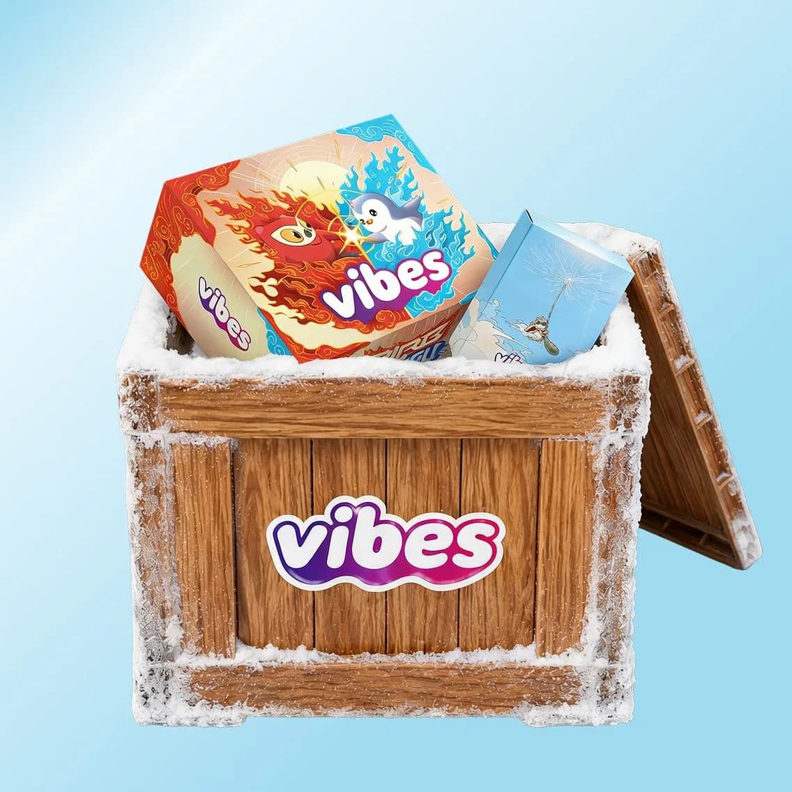 Vibes Set 3 Starter Bundle: Birb & Pengu Booster Box + Promo Booklet, 
