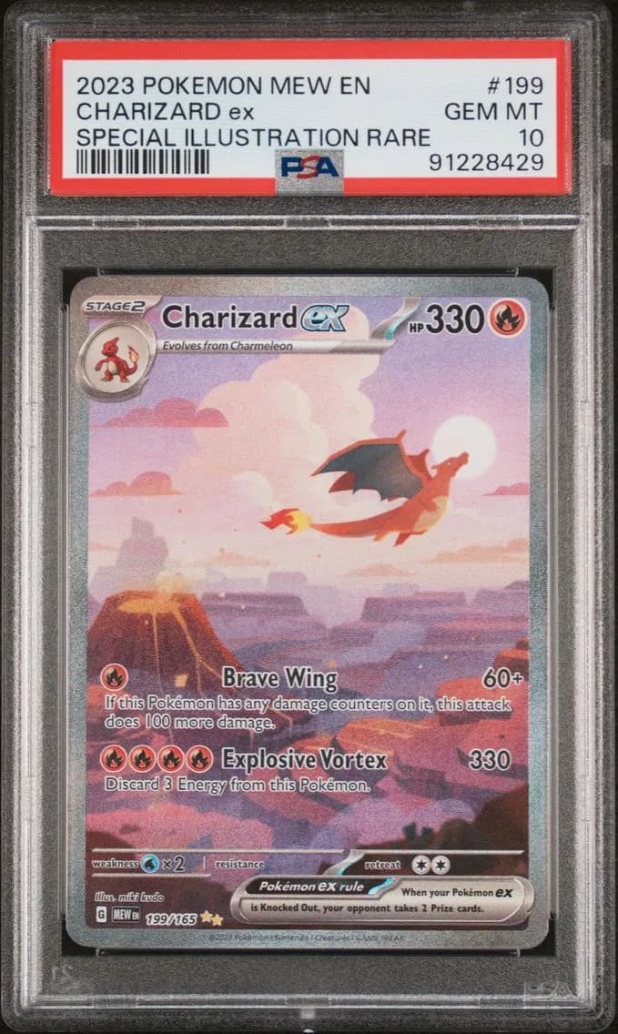 Charizard EX, PSA 10