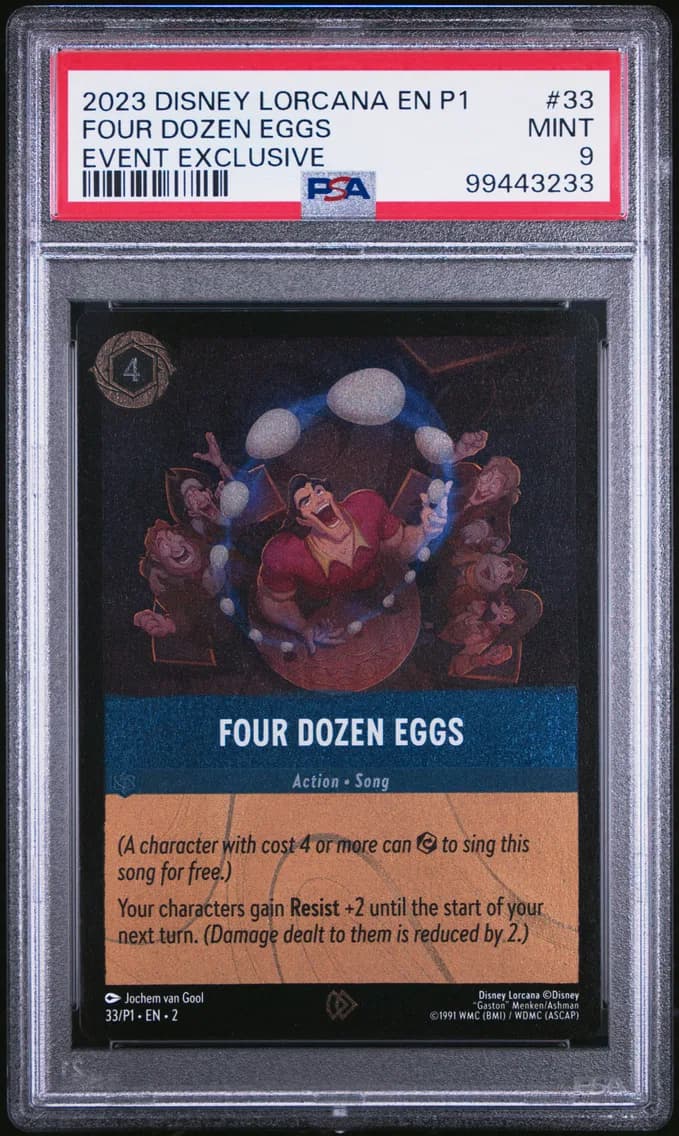Four Dozen Eggs, PSA 9