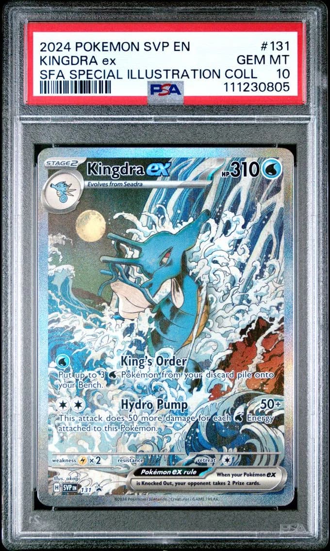 Kingdra EX, PSA 10