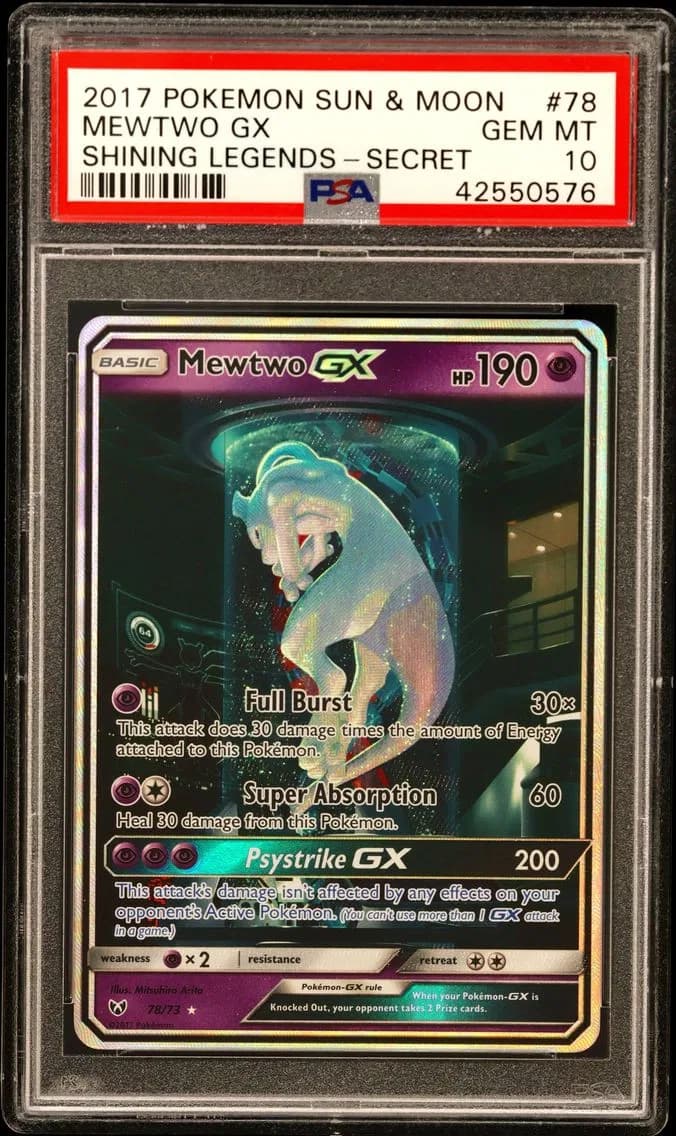 Mewtwo GX, PSA 10