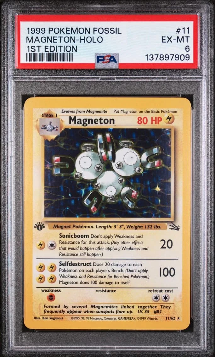 Magneton-Holo 1st Edition, PSA 6