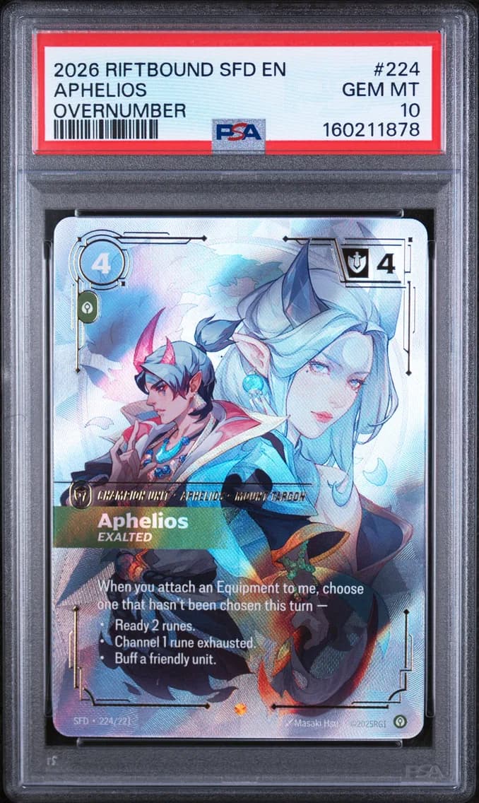 Aphelios - Exalted, PSA 10