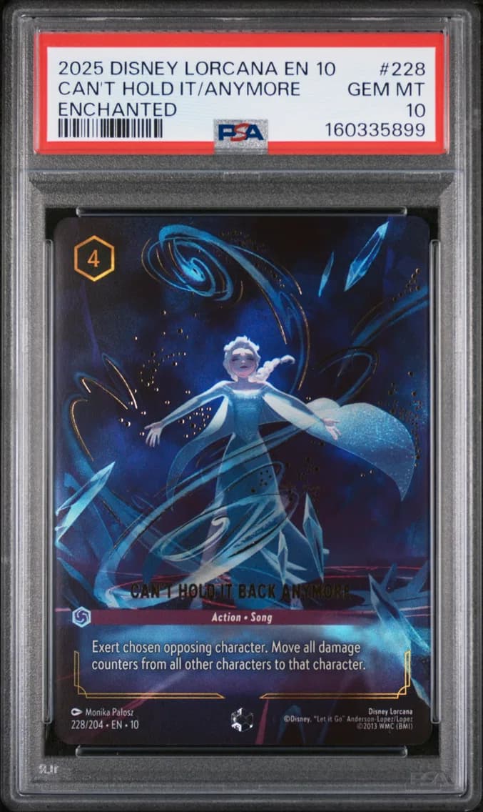 Can't Hold It Back Anymore, PSA 10