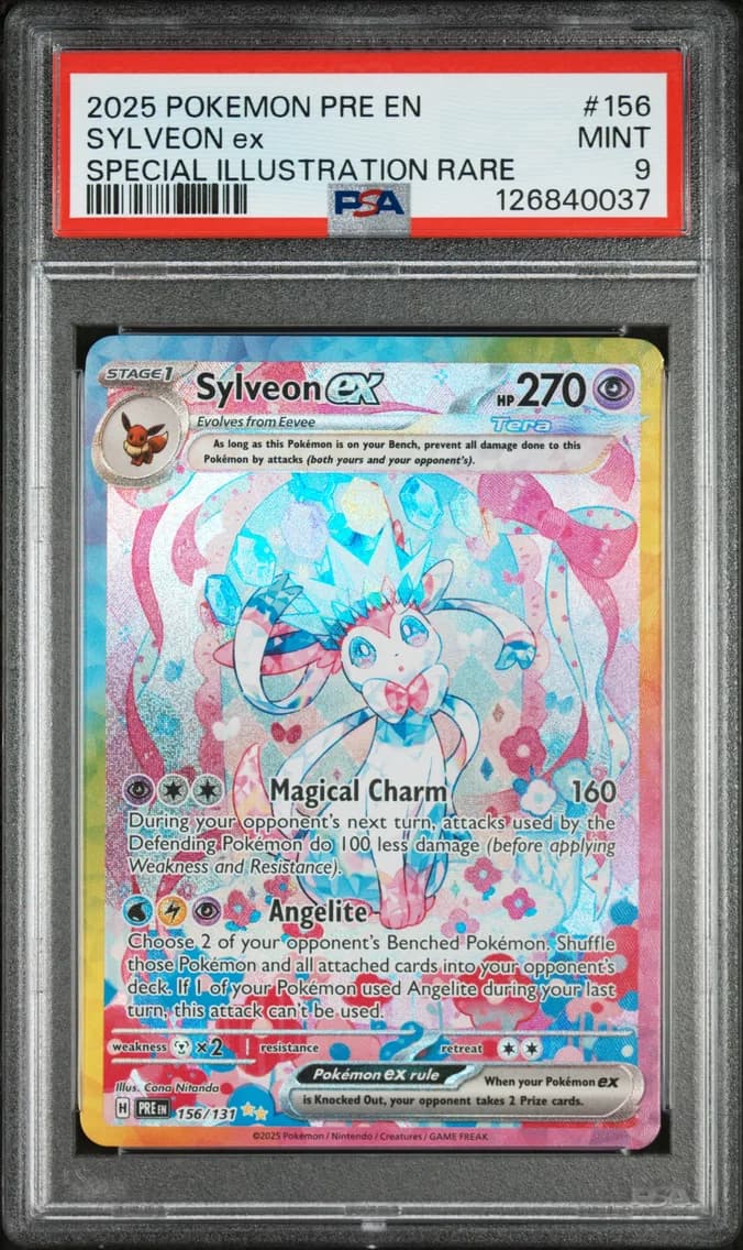 Sylveon EX, PSA 9