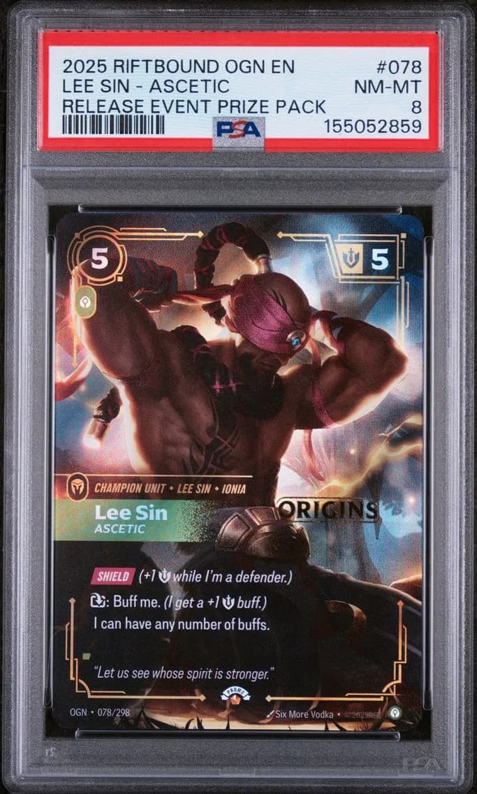 Lee Sin - Ascetic, PSA 8