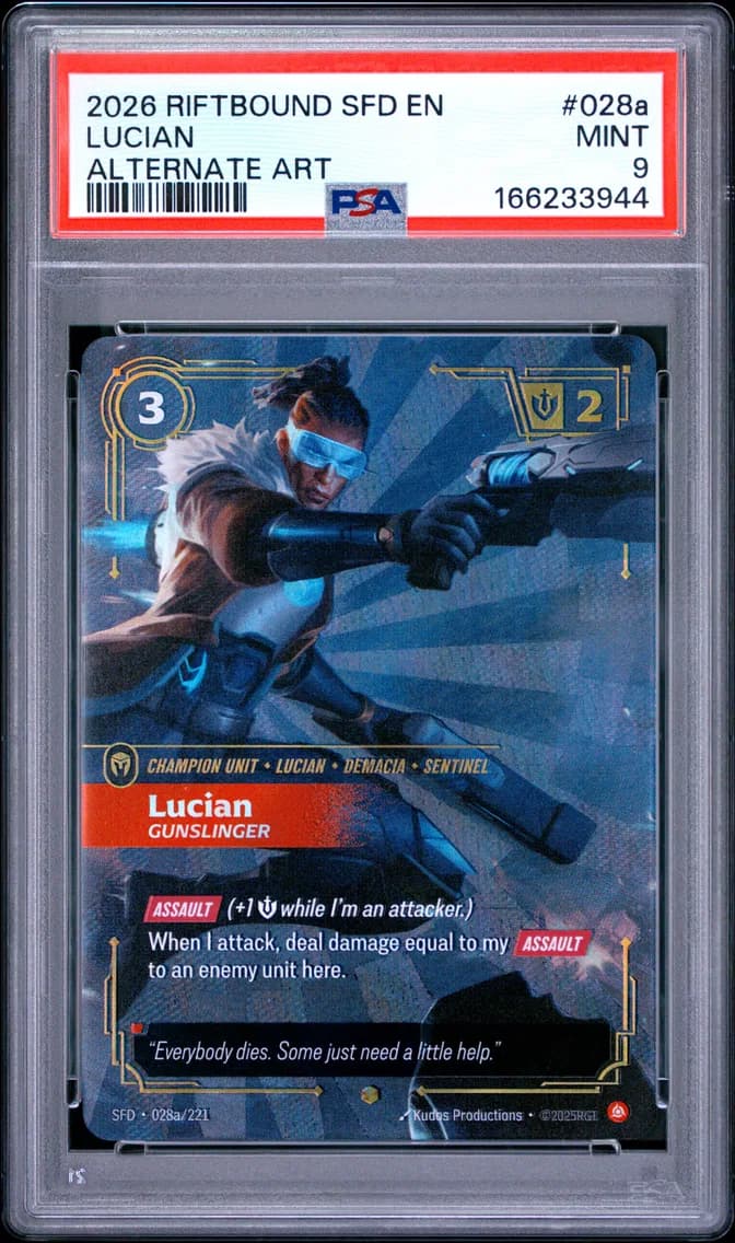 Lucian - Gunslinger, PSA 9