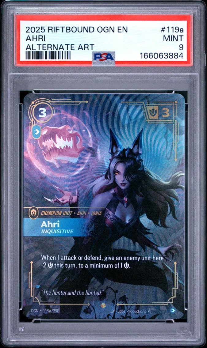Ahri - Inquisitive, PSA 9
