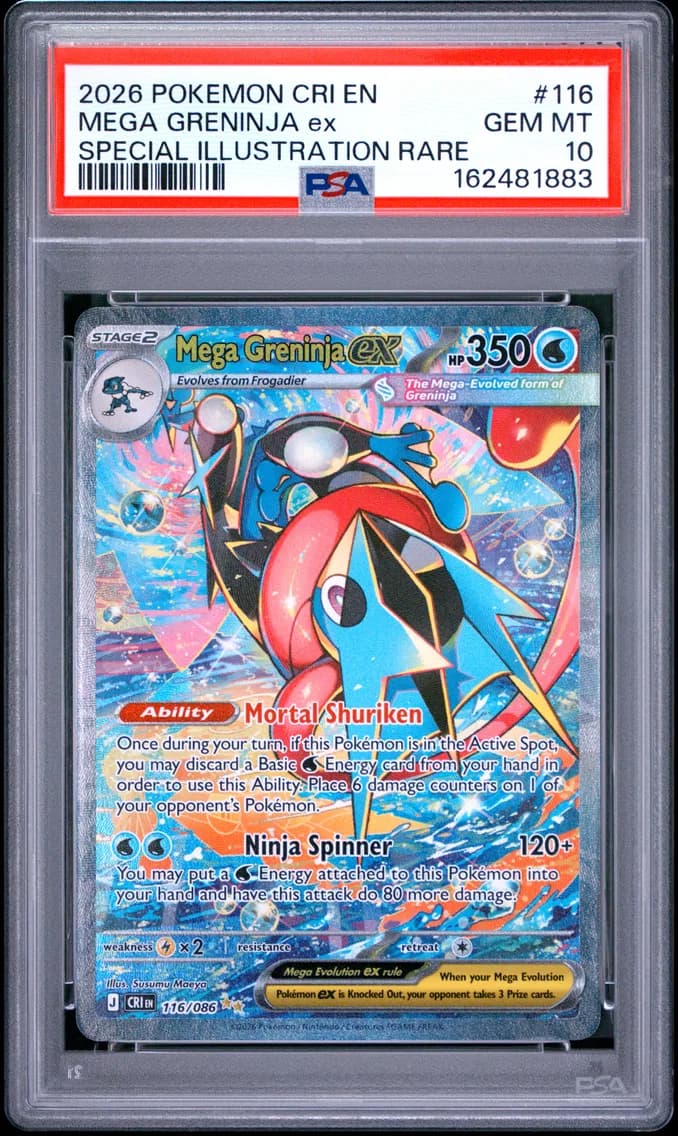 Mega Greninja EX, PSA 10