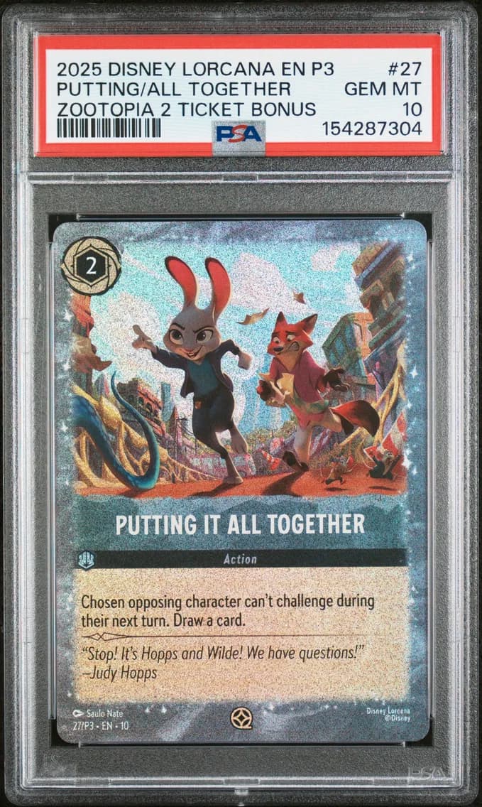 Putting It All Together, PSA 10