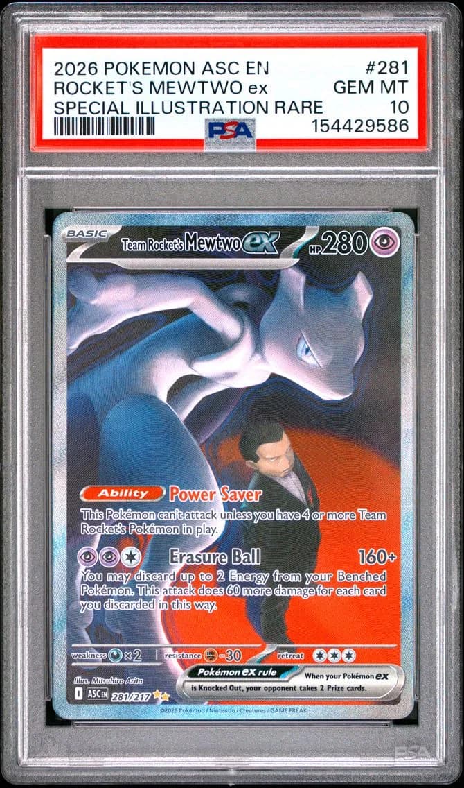 Team Rocket's Mewtwo EX, PSA 10