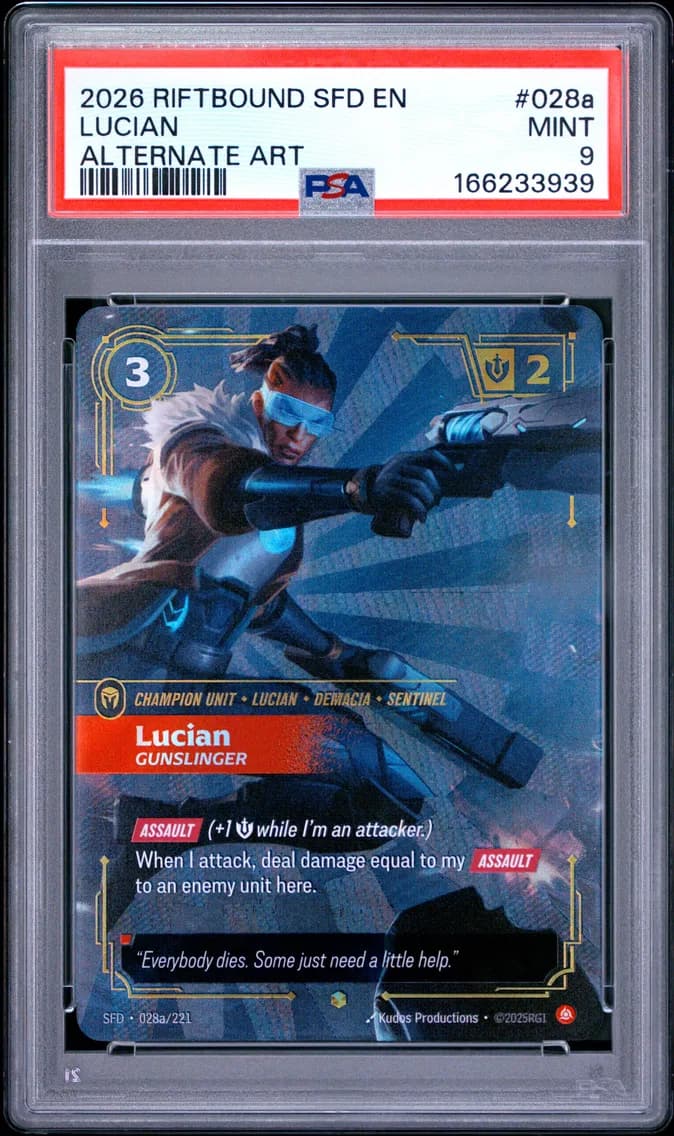 Lucian - Gunslinger, PSA 9