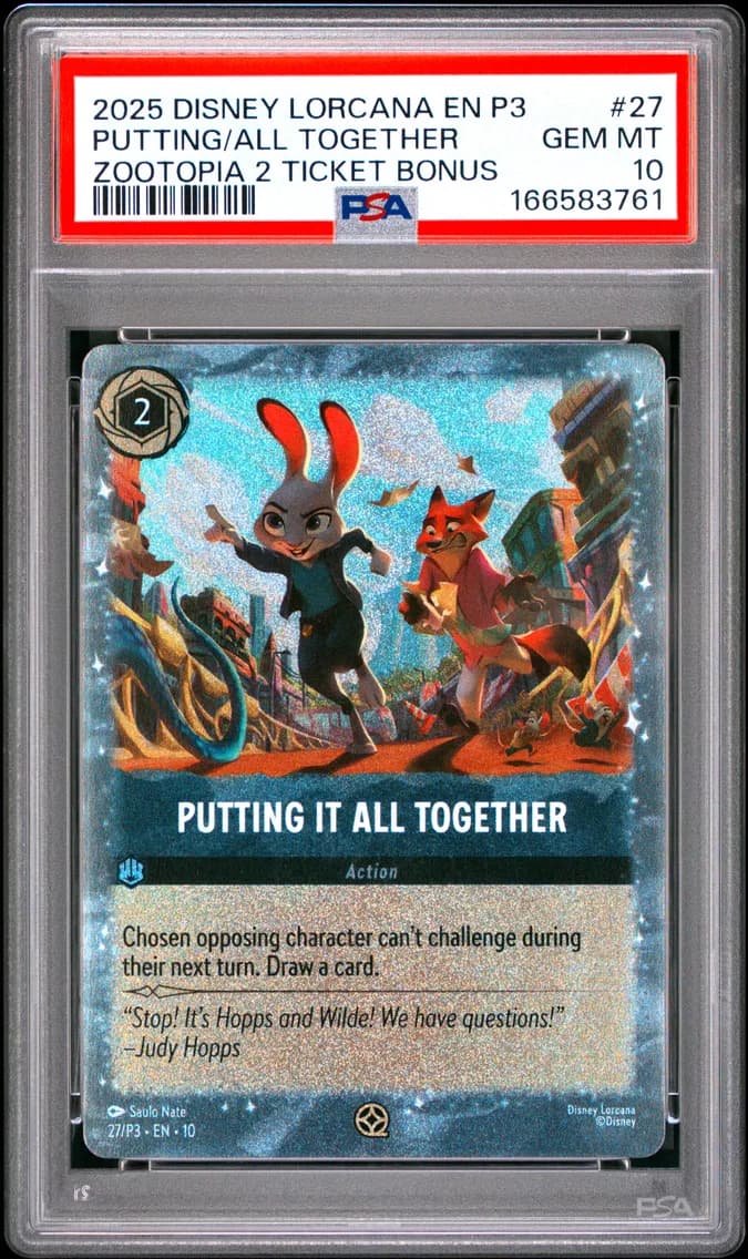 Putting It All Together, PSA 10