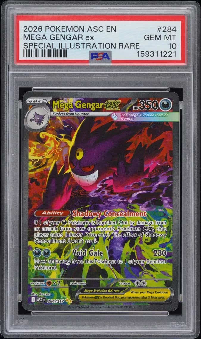 Mega Gengar EX, PSA 10