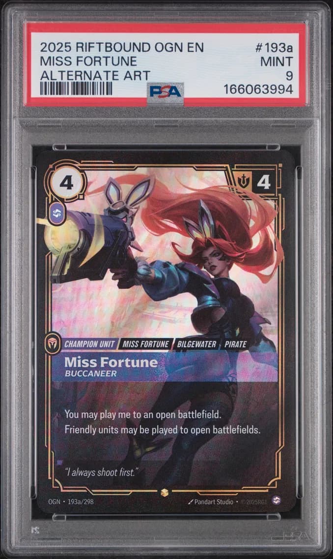 Miss Fortune - Buccaneer, PSA 9