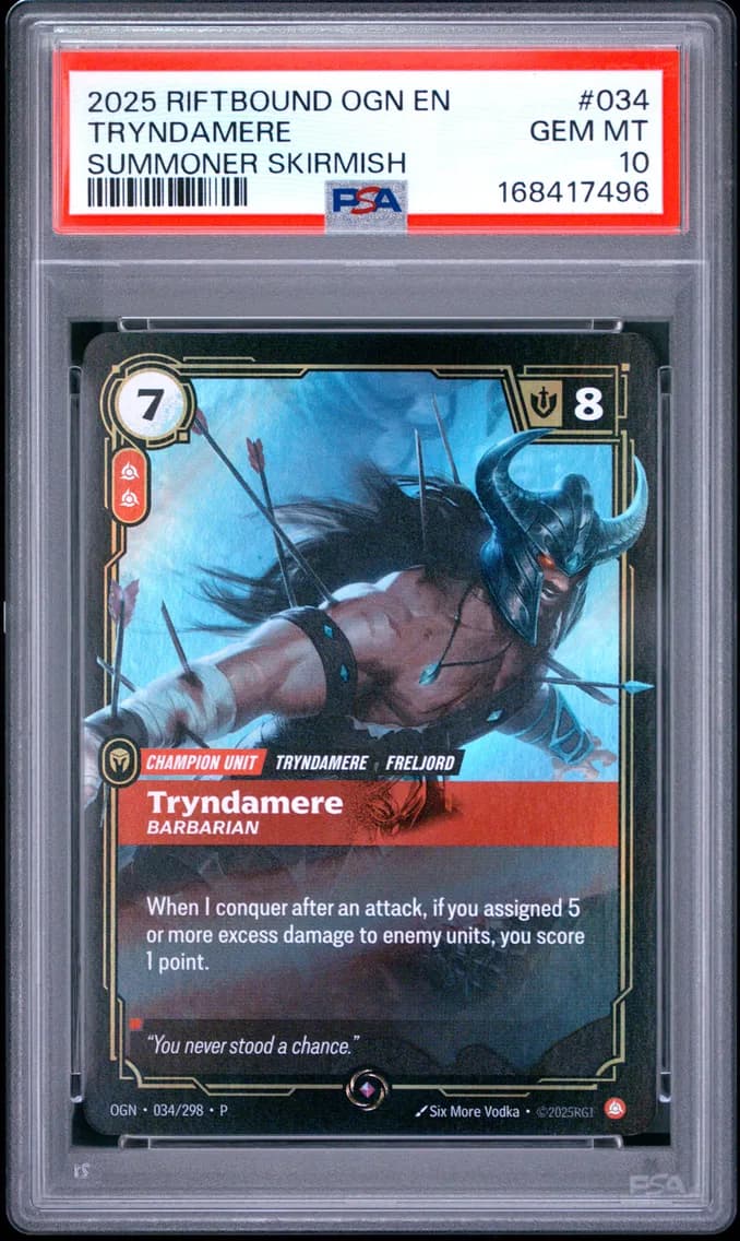 Tryndamere - Barbarian, PSA 10