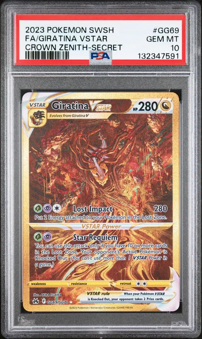 Full Art/Giratina Vstar, PSA 10
