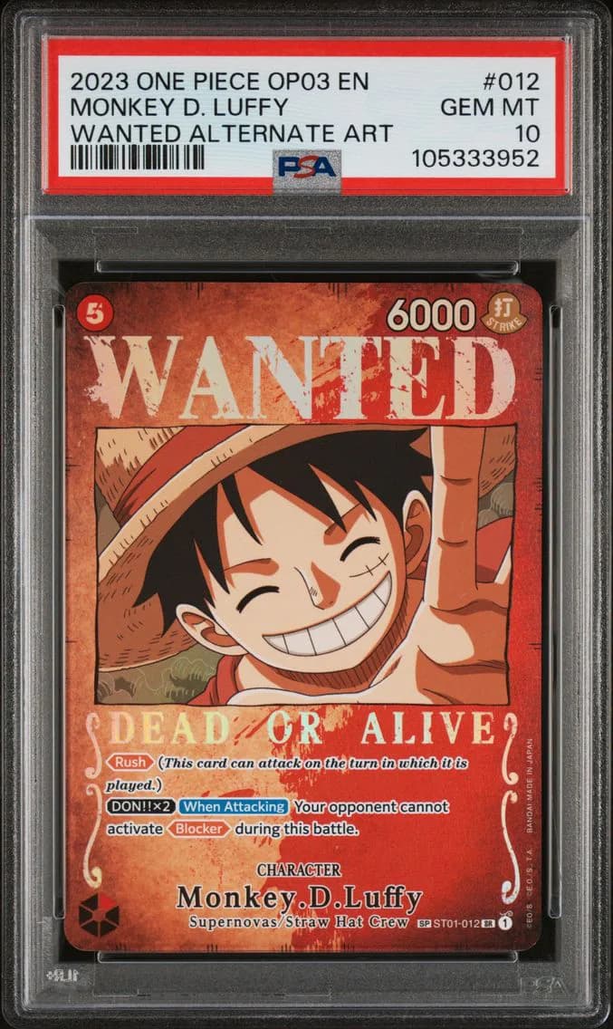 Monkey D. Luffy, PSA 10