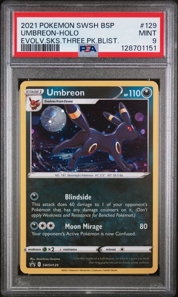 Umbreon-Holo, PSA 9