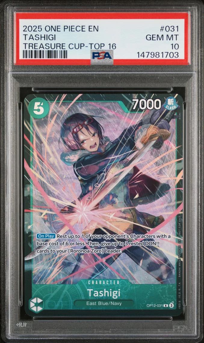 Tashigi, PSA 10