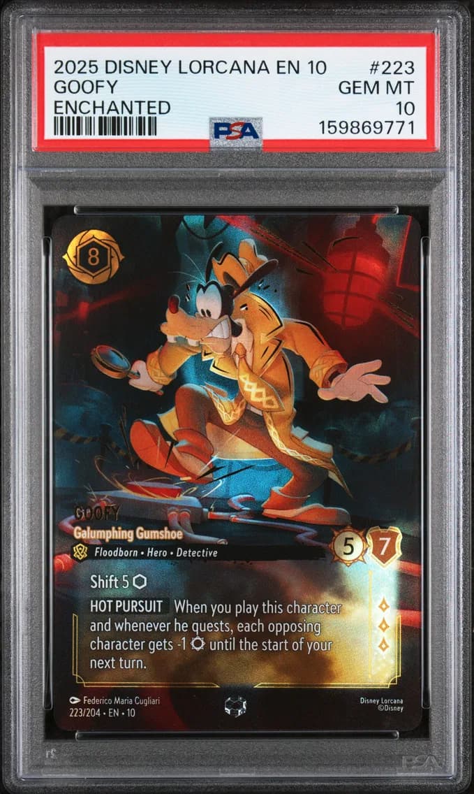 Goofy - Galumphing Gumshoe, PSA 10