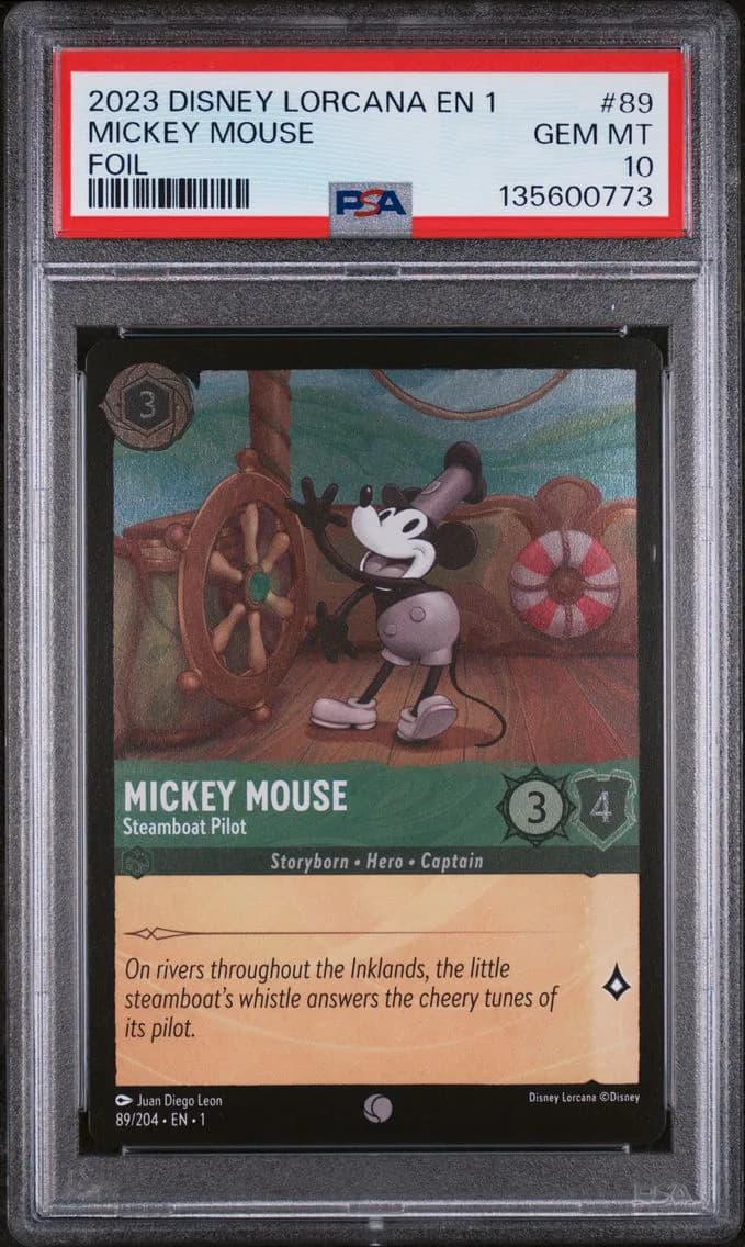 Mickey Mouse - Steamboat Pilot, PSA 10