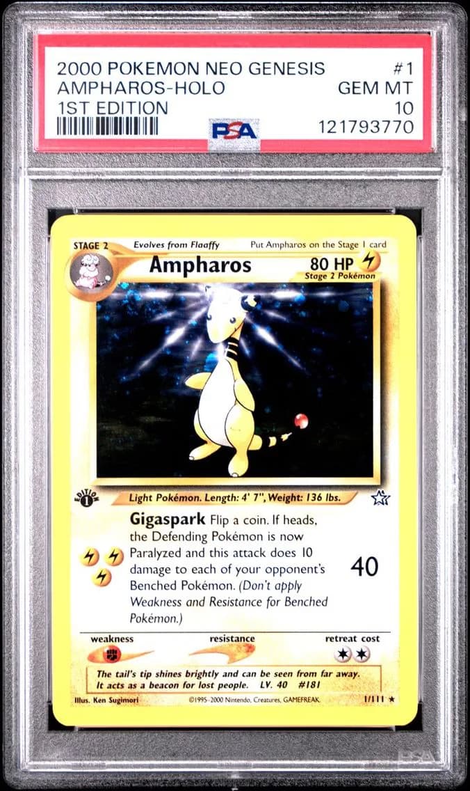 AMPHAROS-HOLO, PSA 10