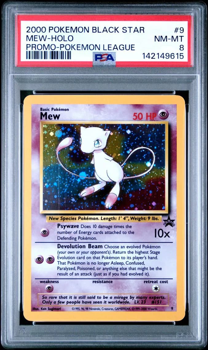 Mew-Holo, PSA 8