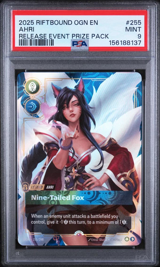 Ahri - Nine-Tailed Fox, PSA 9