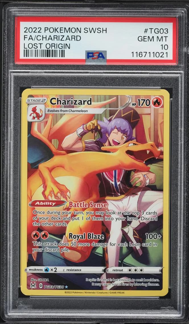Full Art/Charizard, PSA 10