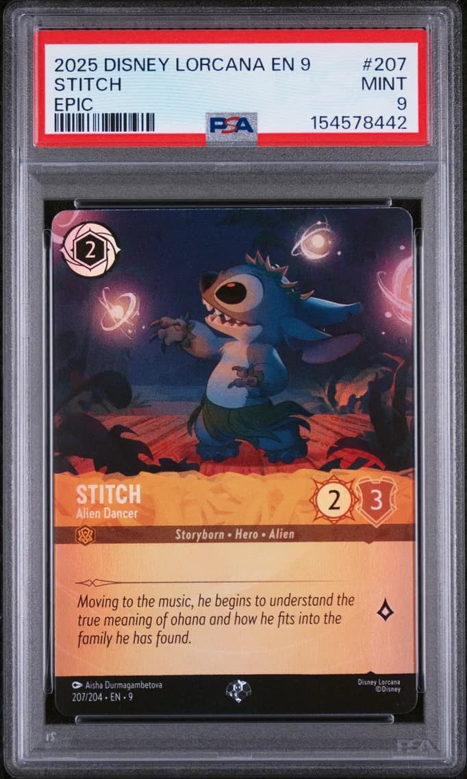 Stitch - Alien Dancer, PSA 9