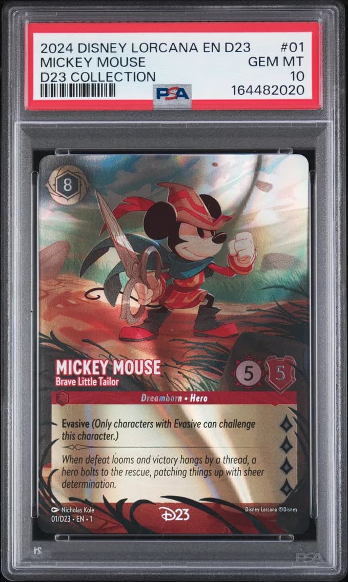 Mickey Mouse - Brave Little Tailor, PSA 10