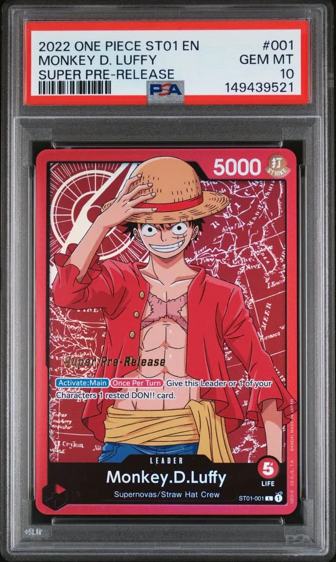 Monkey D. Luffy, PSA 10