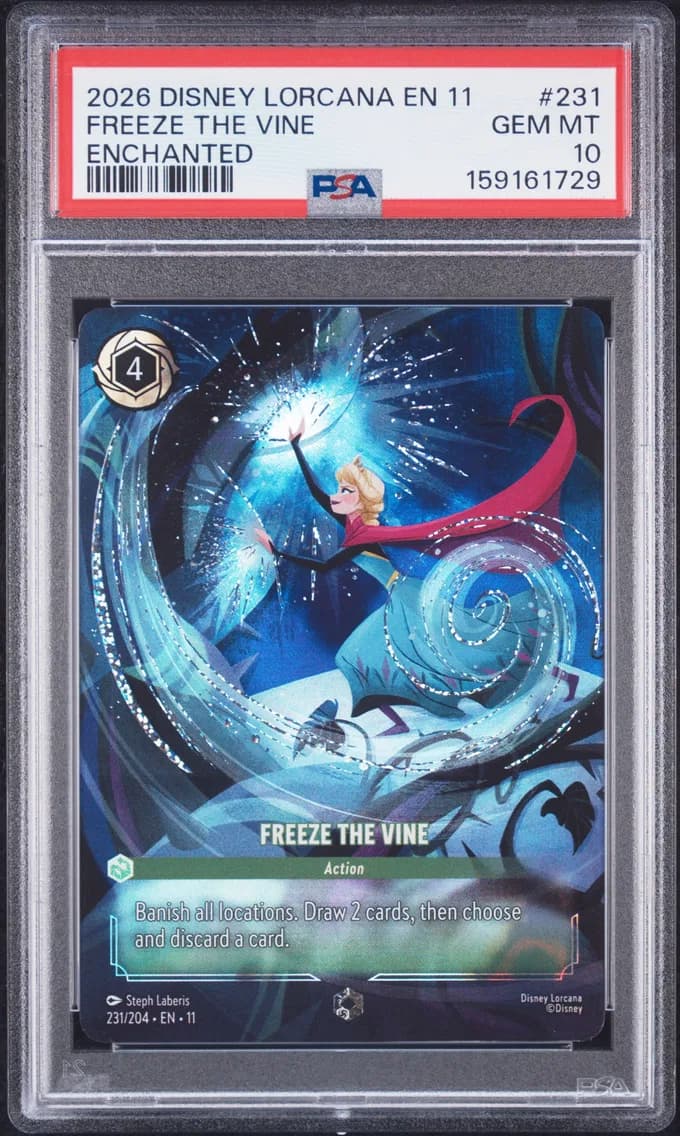 Freeze the Vine, PSA 10