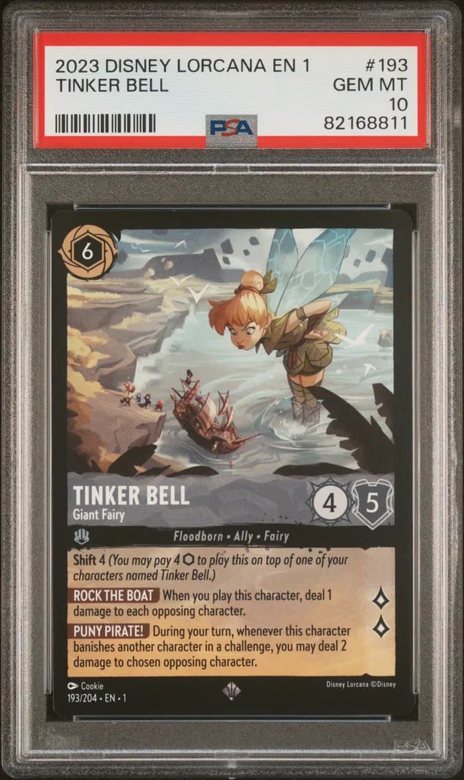 Tinker Bell - Giant Fairy, PSA 10