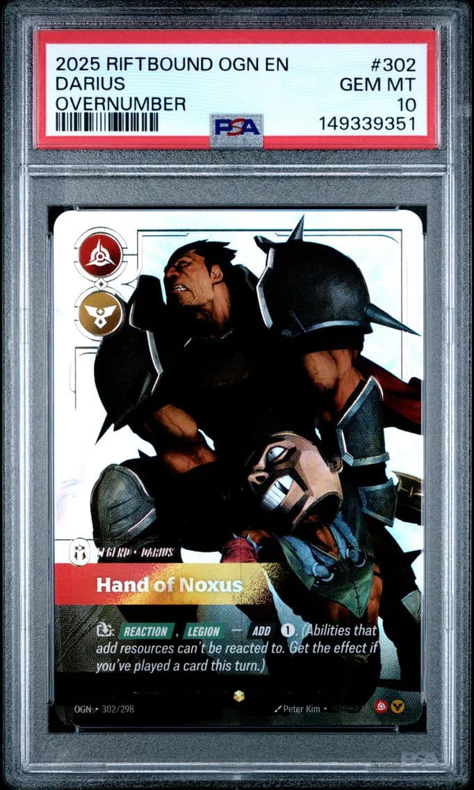 Darius - Hand of Noxus, PSA 10