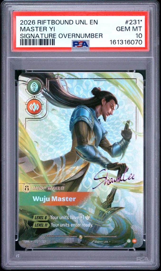 Master YI - Wuju Master, PSA 10