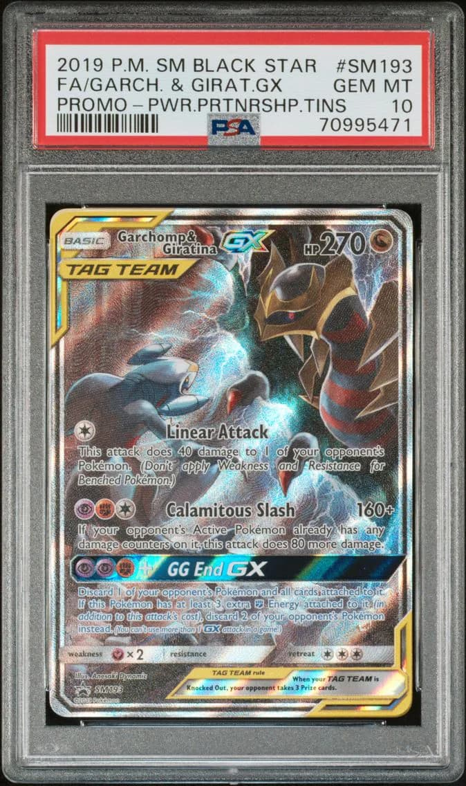 Full Art/Garchomp & Giratina GX, PSA 10