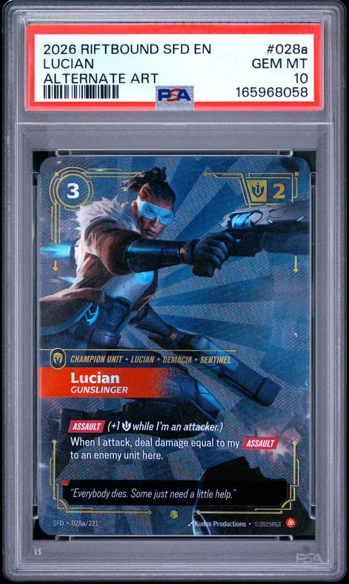Lucian - Gunslinger, PSA 10