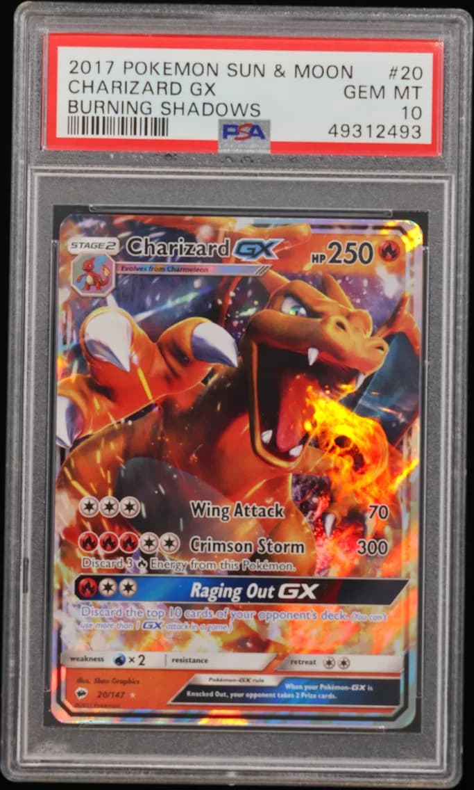 Charizard GX, PSA 10