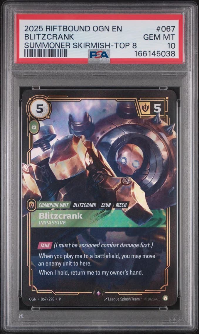 Blitzcrank - Impassive, PSA 10